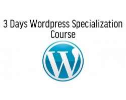 3 Days Wordpress Specialization Course