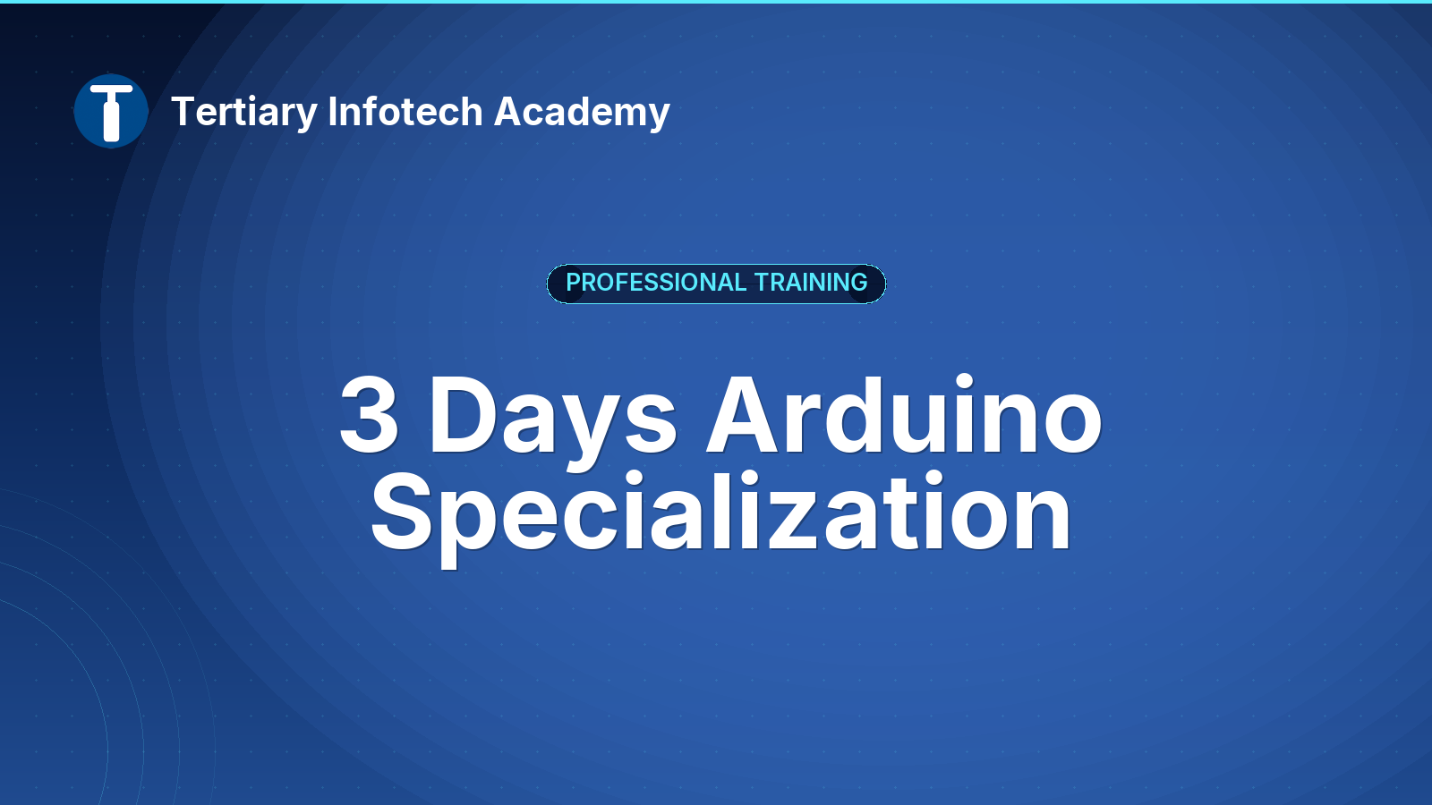 3 Days Arduino Specialization
