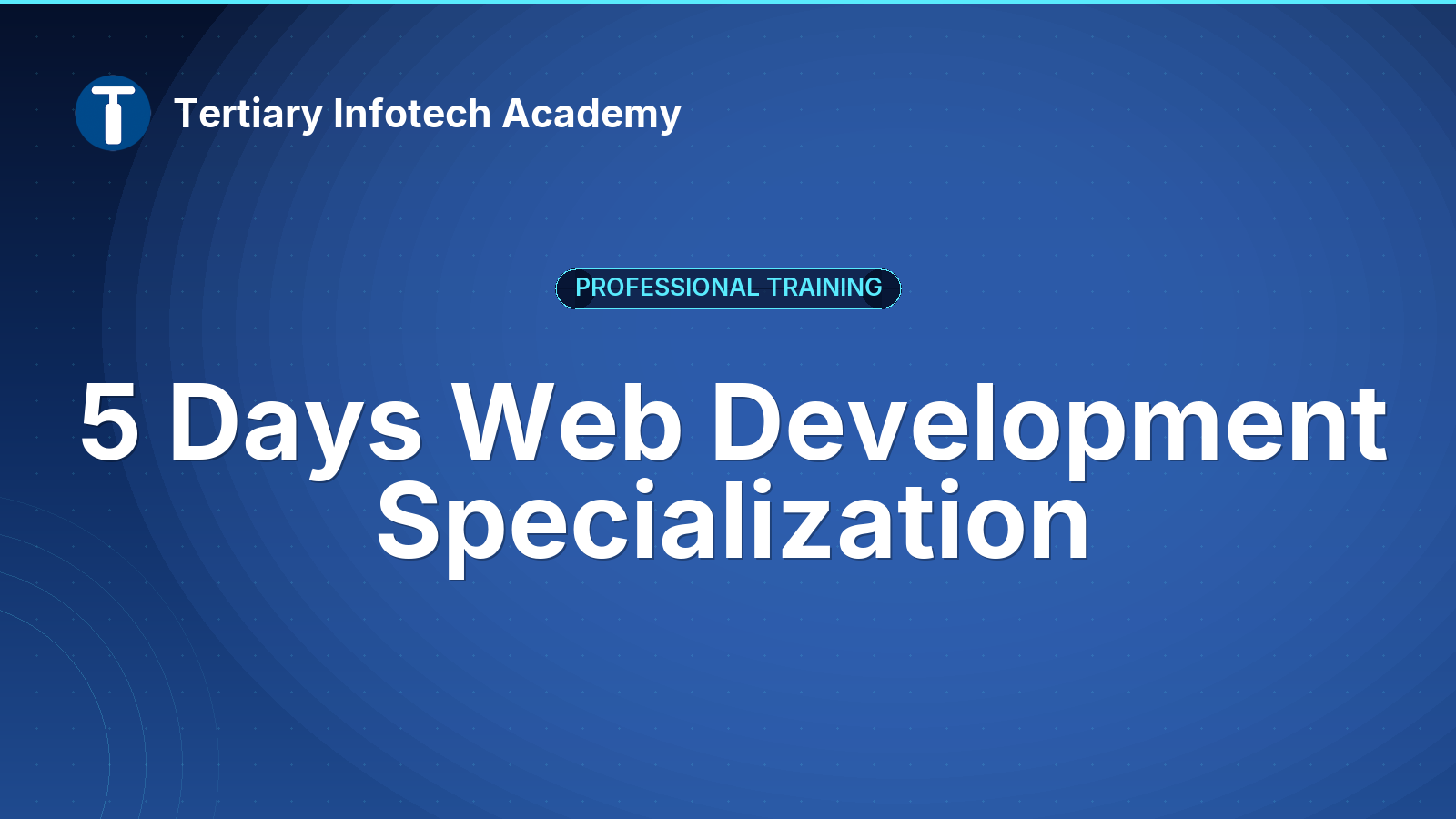5 Days Web Development Specialization