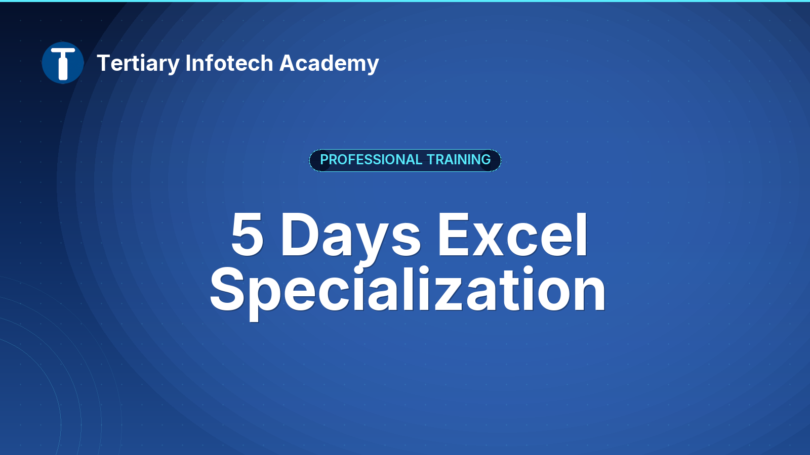 5 Days Excel Specialization