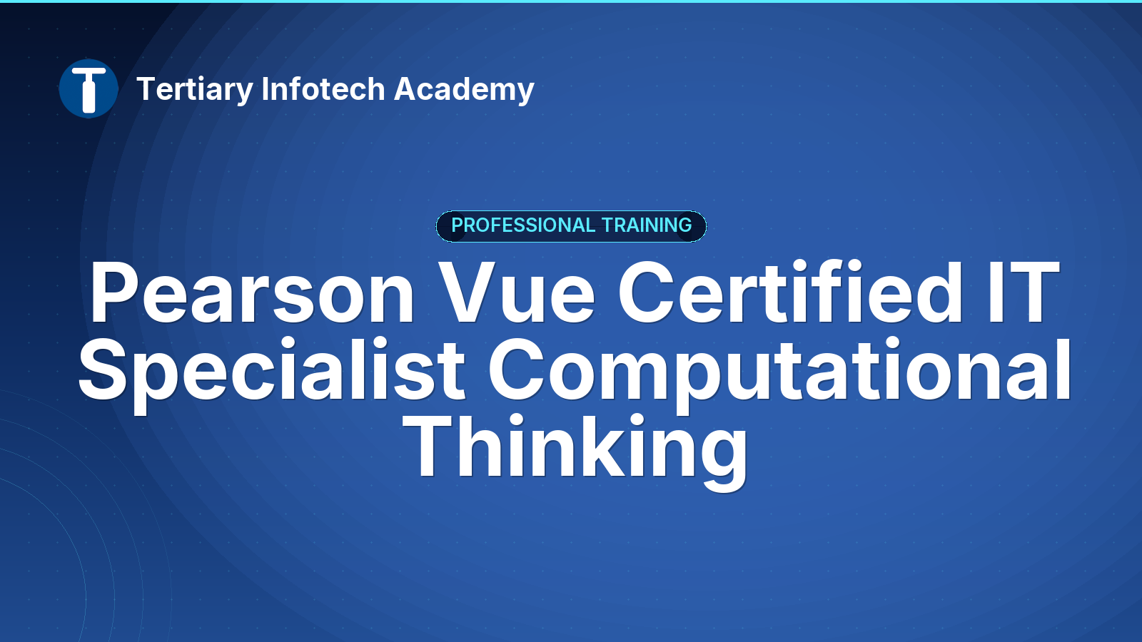 Pearson Vue Certified IT Specialist Computational Thinking