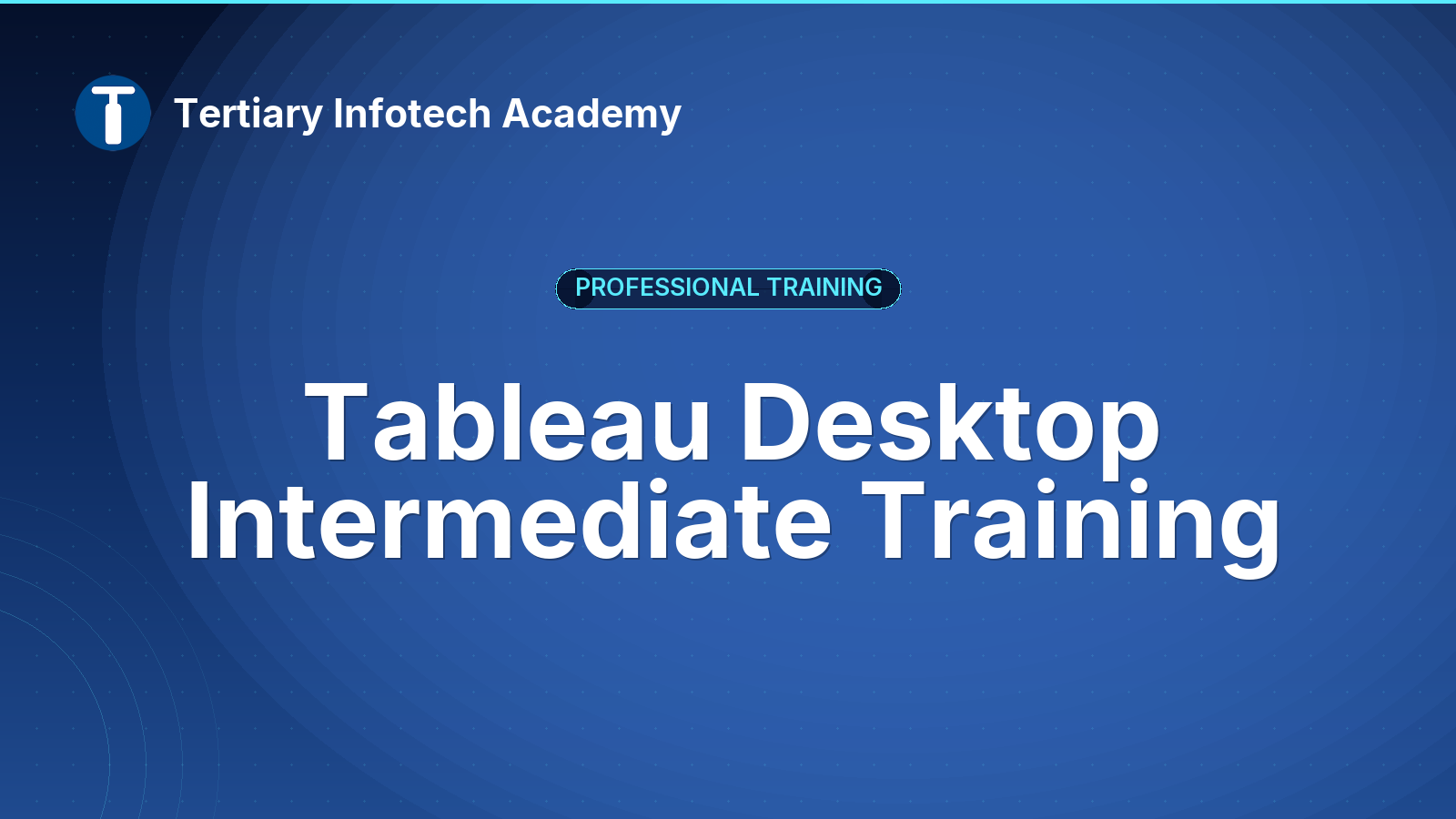 Tableau Desktop Intermediate Training