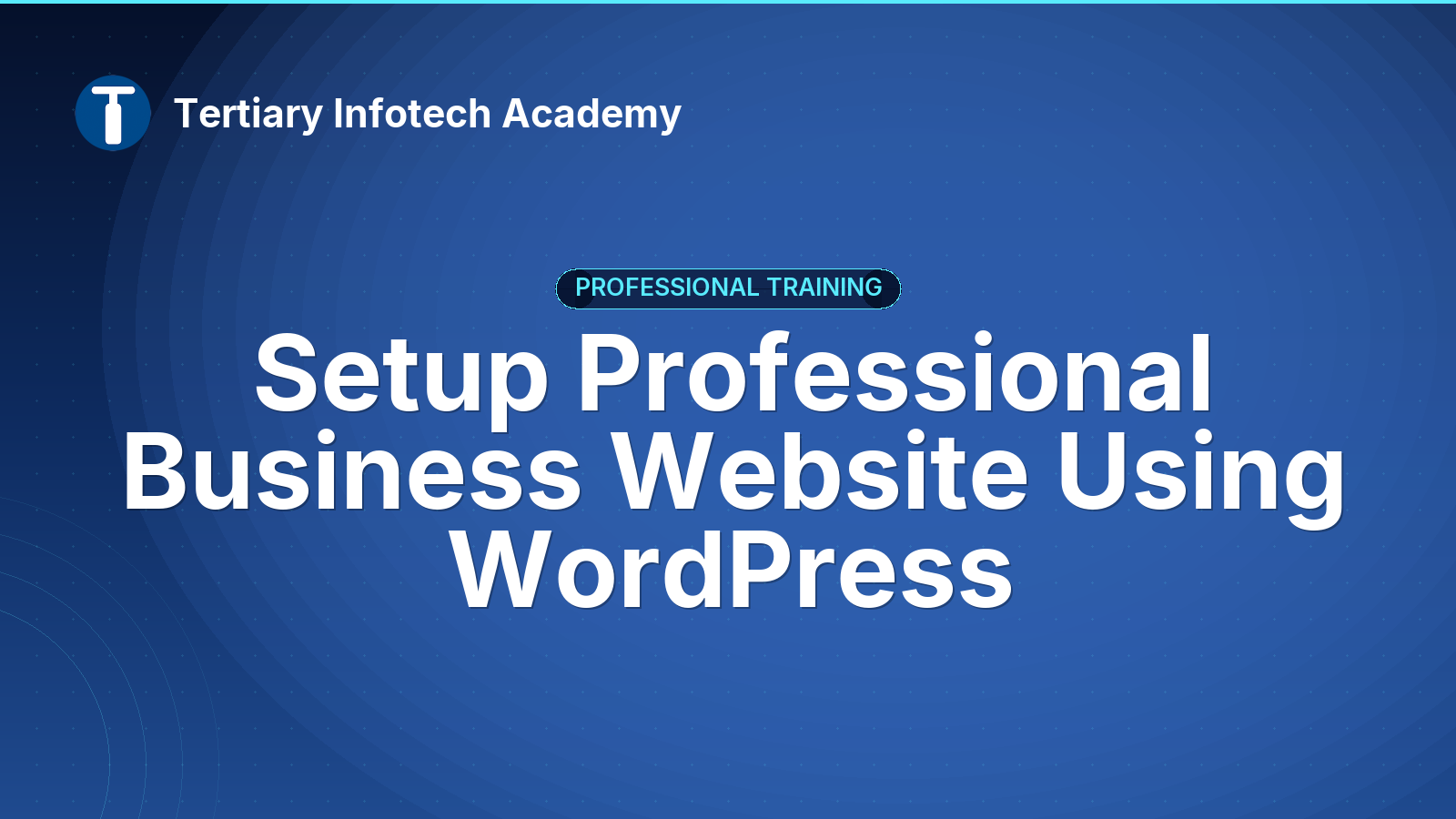 Setup Professional Business Website Using WordPress 