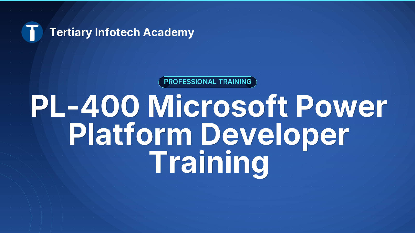 PL-400 Microsoft Power Platform Developer Training